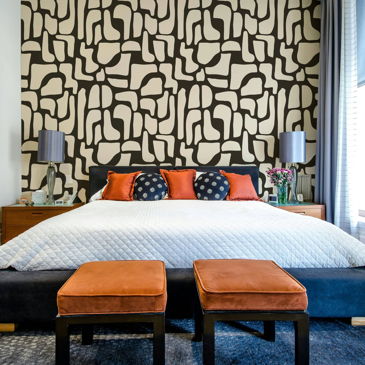 Wallpaper for walls with a peaceful, natural feel

