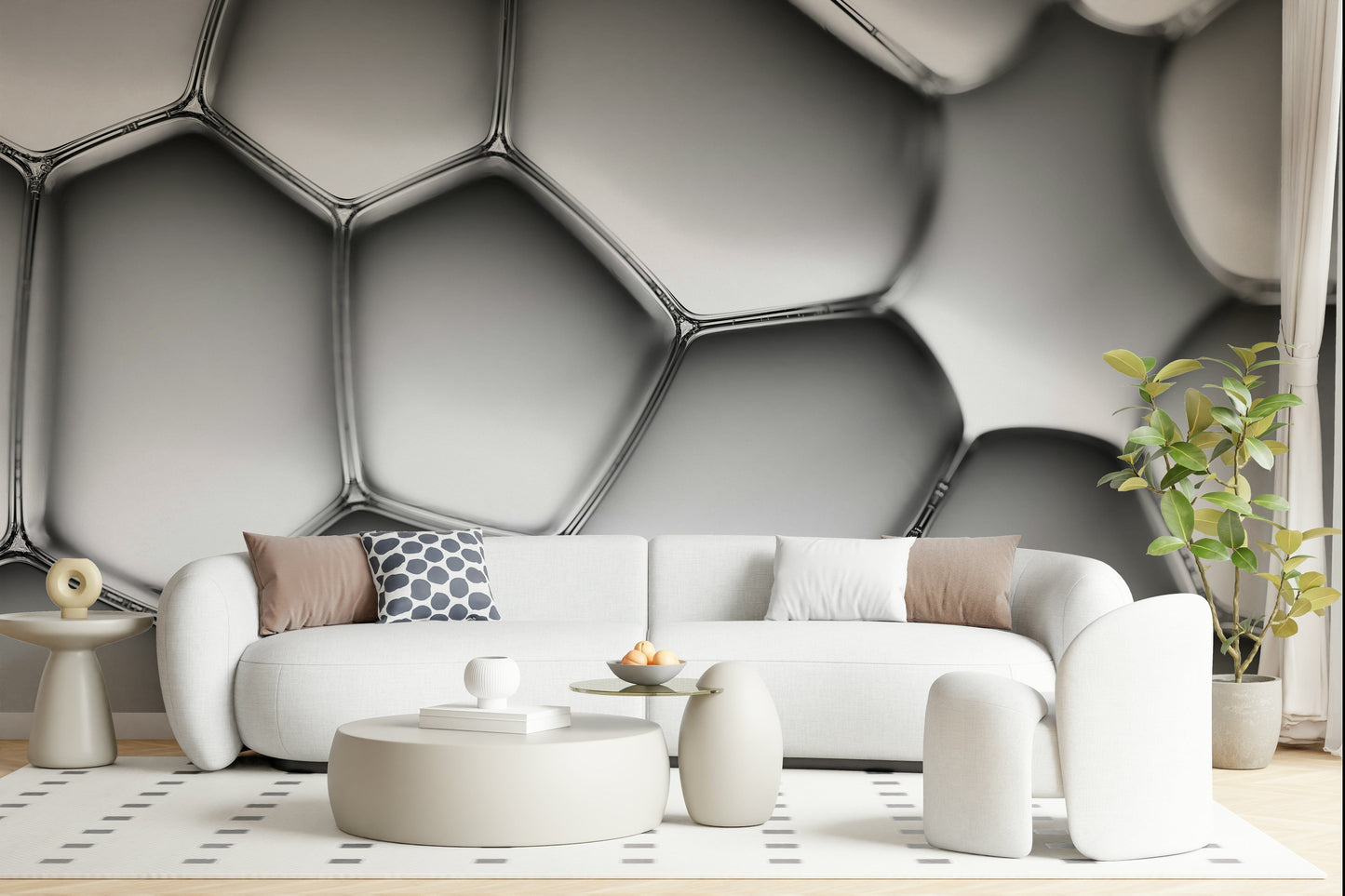 Abstract Cell Structure Wall Mural -2208983