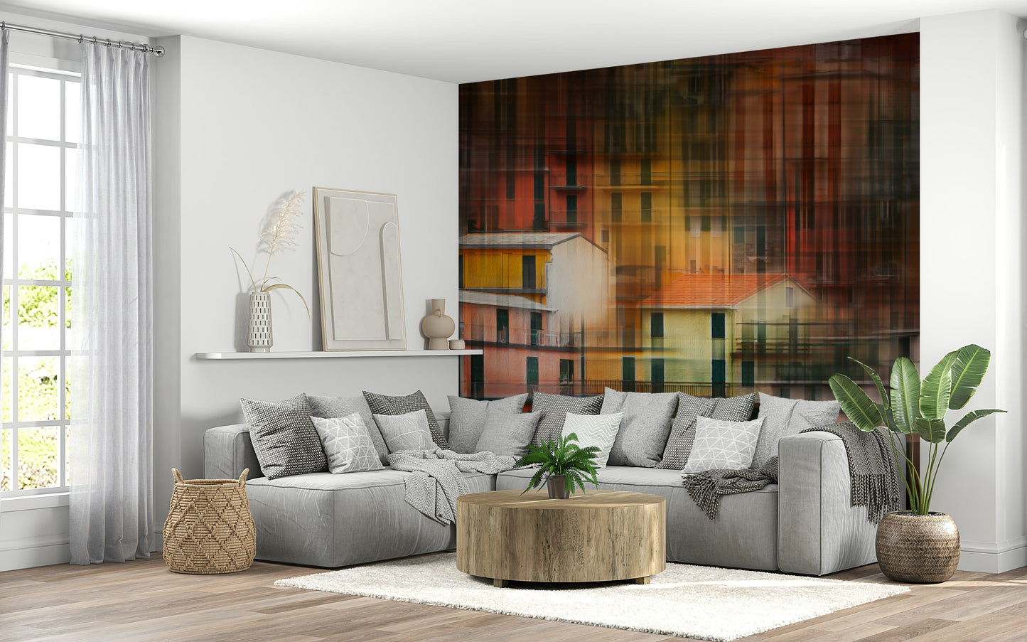 Abstract Cityscape Wall Mural -2405147