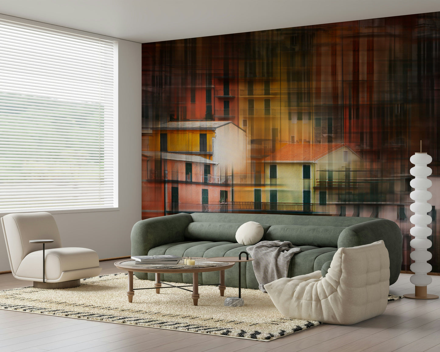 Abstract Cityscape Wall Mural -2405147