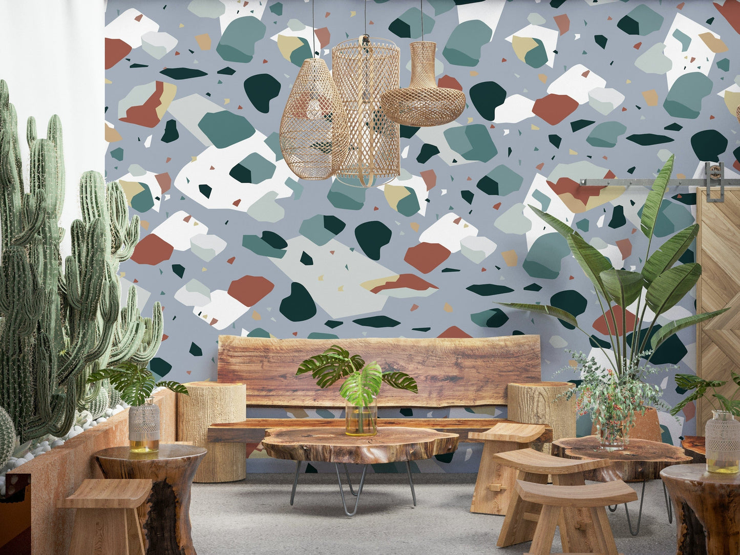 Confetti Stone Wall Mural - 2759441