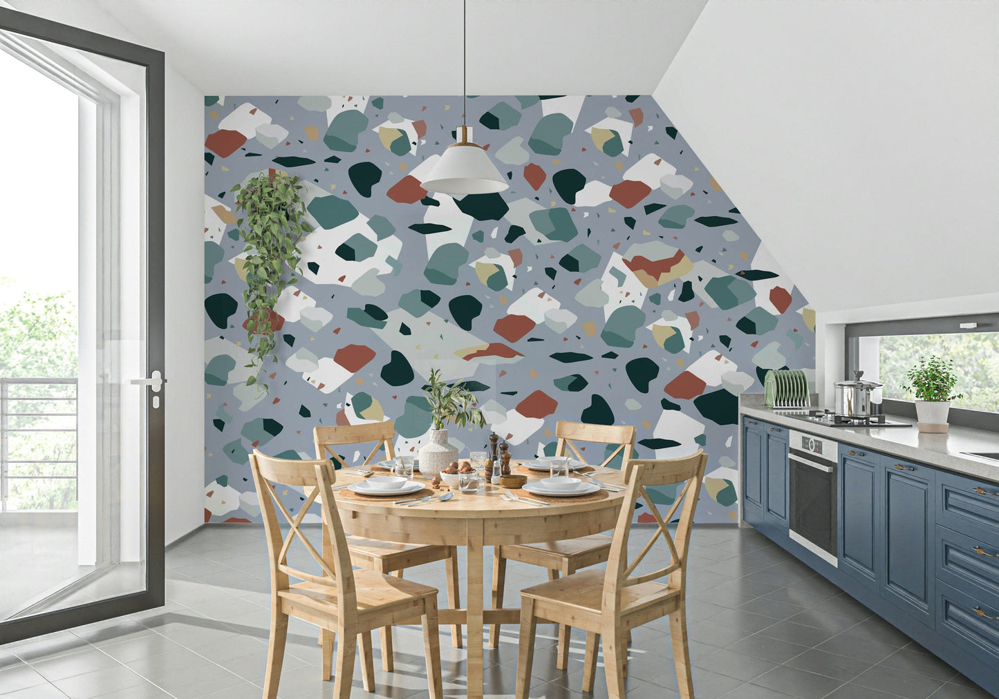 Confetti Stone Wall Mural - 2759441