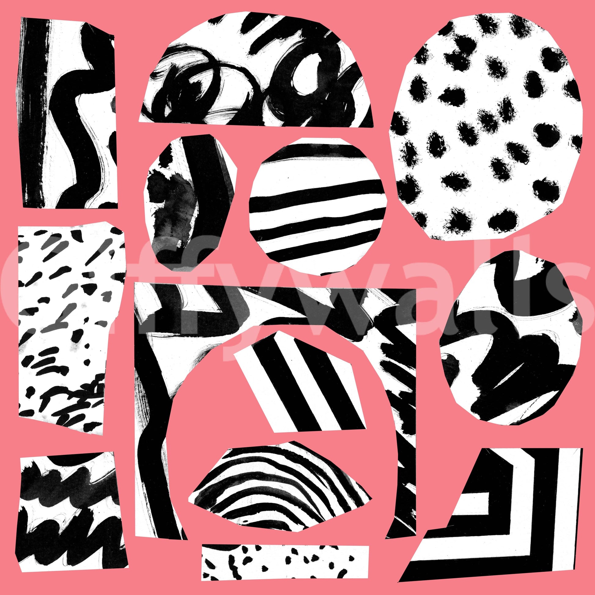 A high-quality serene flamingo wall mural for walls.

