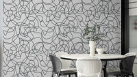 outline wallpaper with a graphic design

