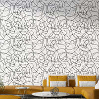 Simple geometric shapes wall decor

