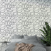 Artistic outline wallpaper

