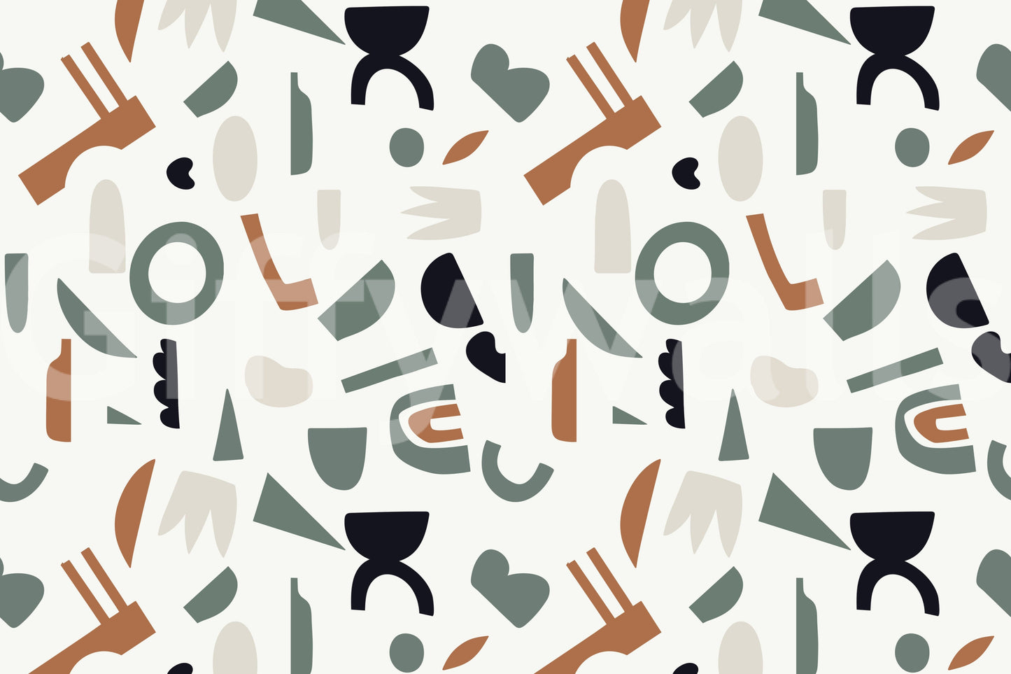 The style is a soft-focus illustration or a painterly design.

