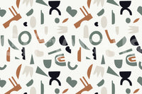 The style is a soft-focus illustration or a painterly design.

