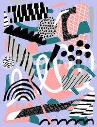 A high-quality abstract print wall mural for walls.

