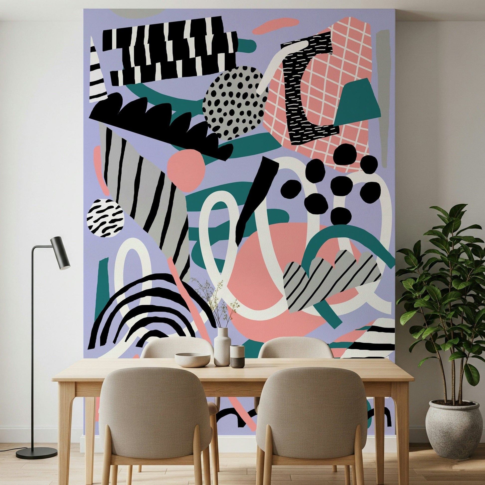 A classic abstract design wallpaper for walls.


