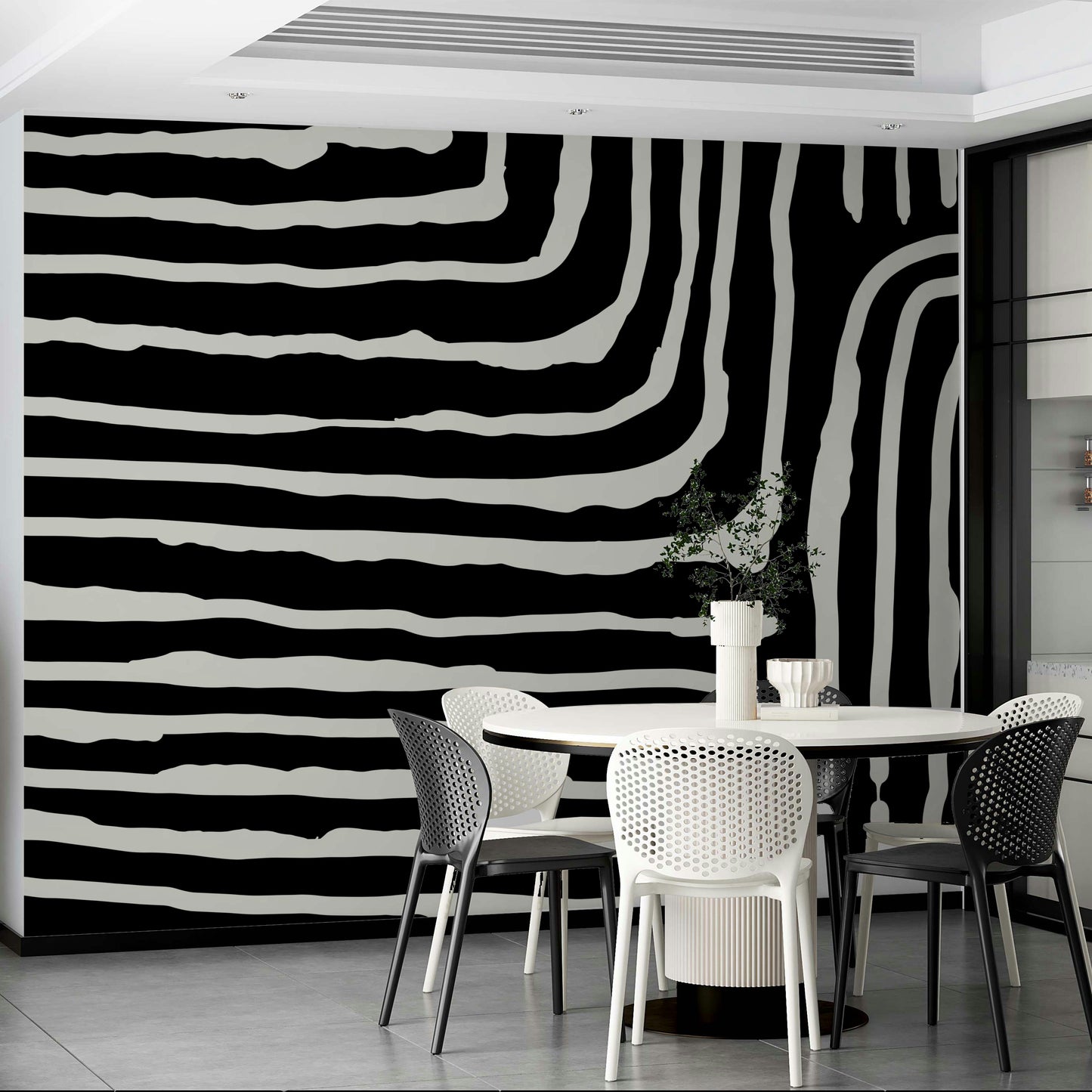 Abstract Stripe Wall Mural
