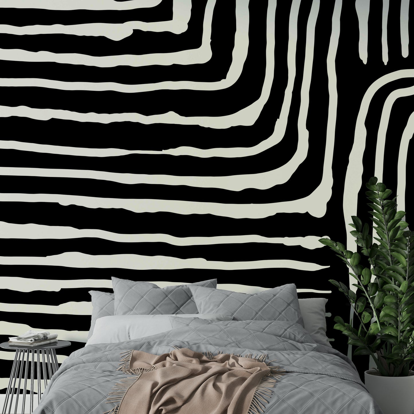 Abstract Stripe Wall Mural