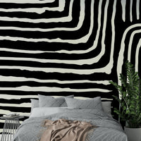 Abstract Stripe Wall Mural
