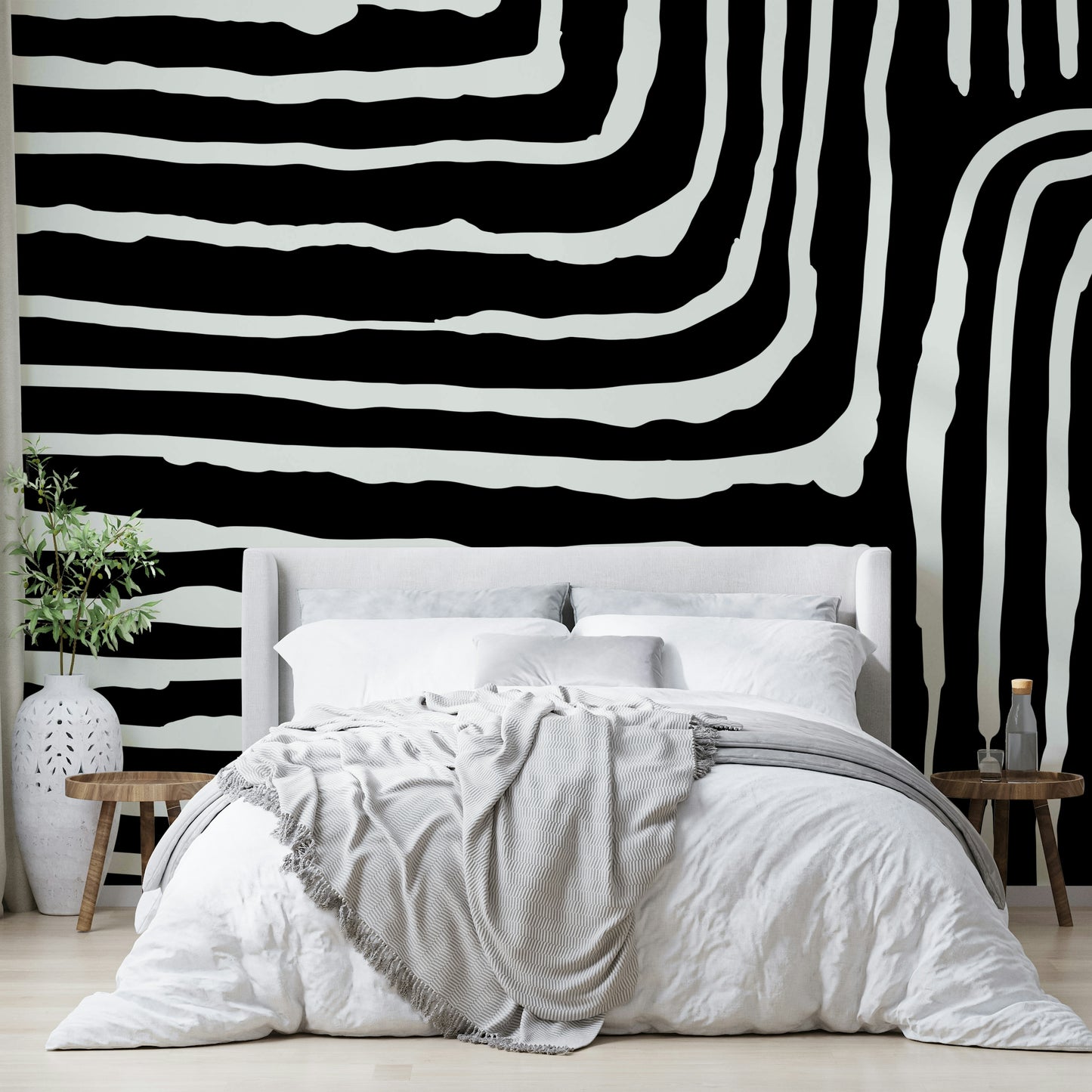 Abstract Stripe Wall Mural