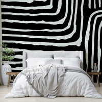 Abstract Stripe Wall Mural