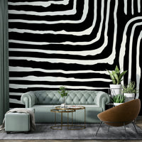 Abstract Stripe Wall Mural