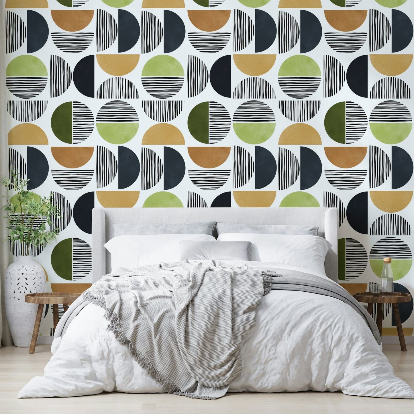 The style is abstract and has a peaceful, artistic feel.

