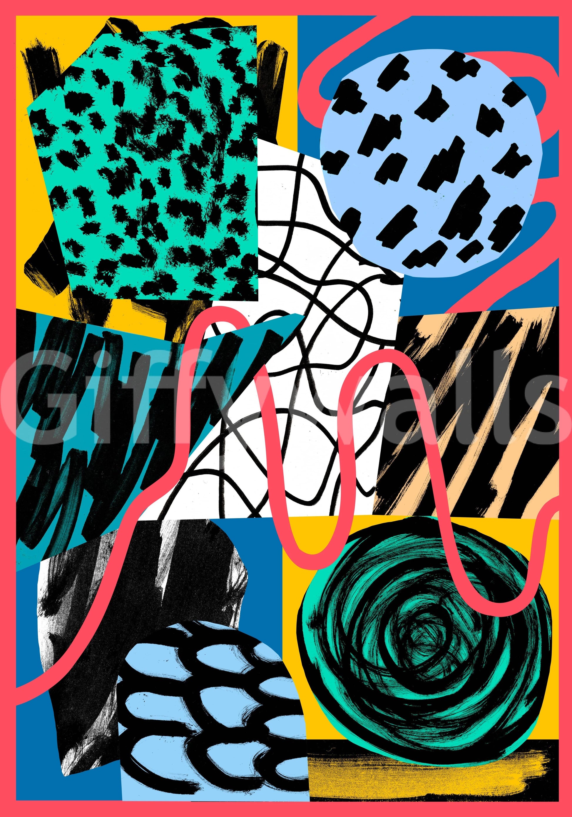 A high-quality minimalist wall mural for walls.

