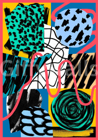 A high-quality minimalist wall mural for walls.

