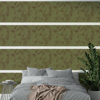 Acrylic Abstract Brushstroke Textured Camo Wallpaper⁠