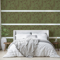 Acrylic Abstract Brushstroke Textured Camo Wallpaper⁠