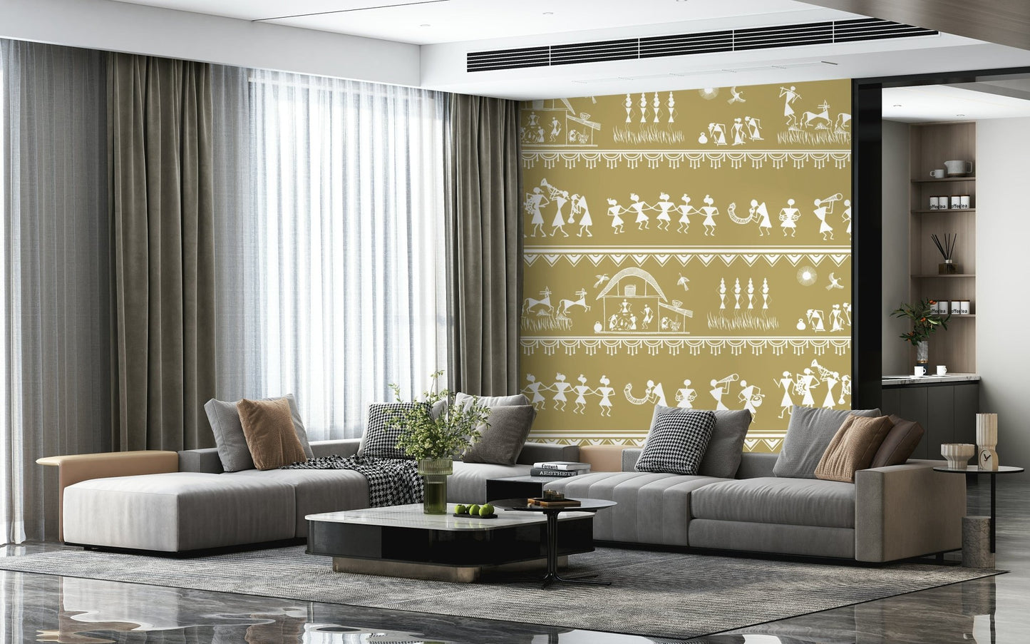 Adivasi Chronicles Wall Mural