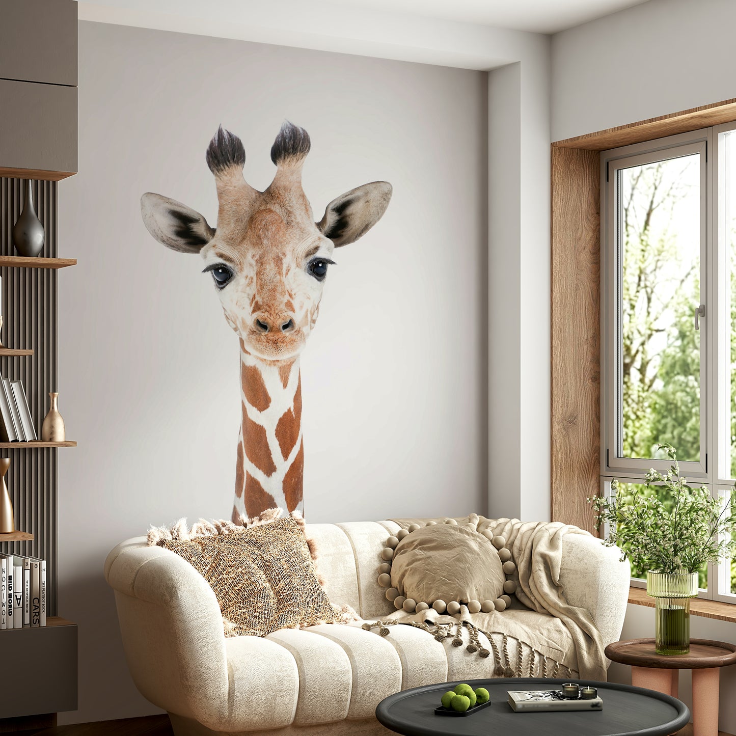 Baby Giraffe Wall Mural