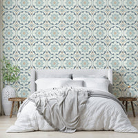 rustic cement tile mural wallpaper

