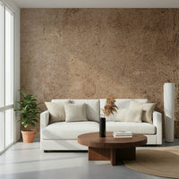 Peach-Colored Leather Texture Wall Mural – Soft aged leather shades with subtle highlights for a timeless, elegant look.