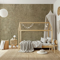 Rustic Hide Leather Wall Mural – Realistic aged leather finish in warm hide shades for a refined, earthy atmosphere.