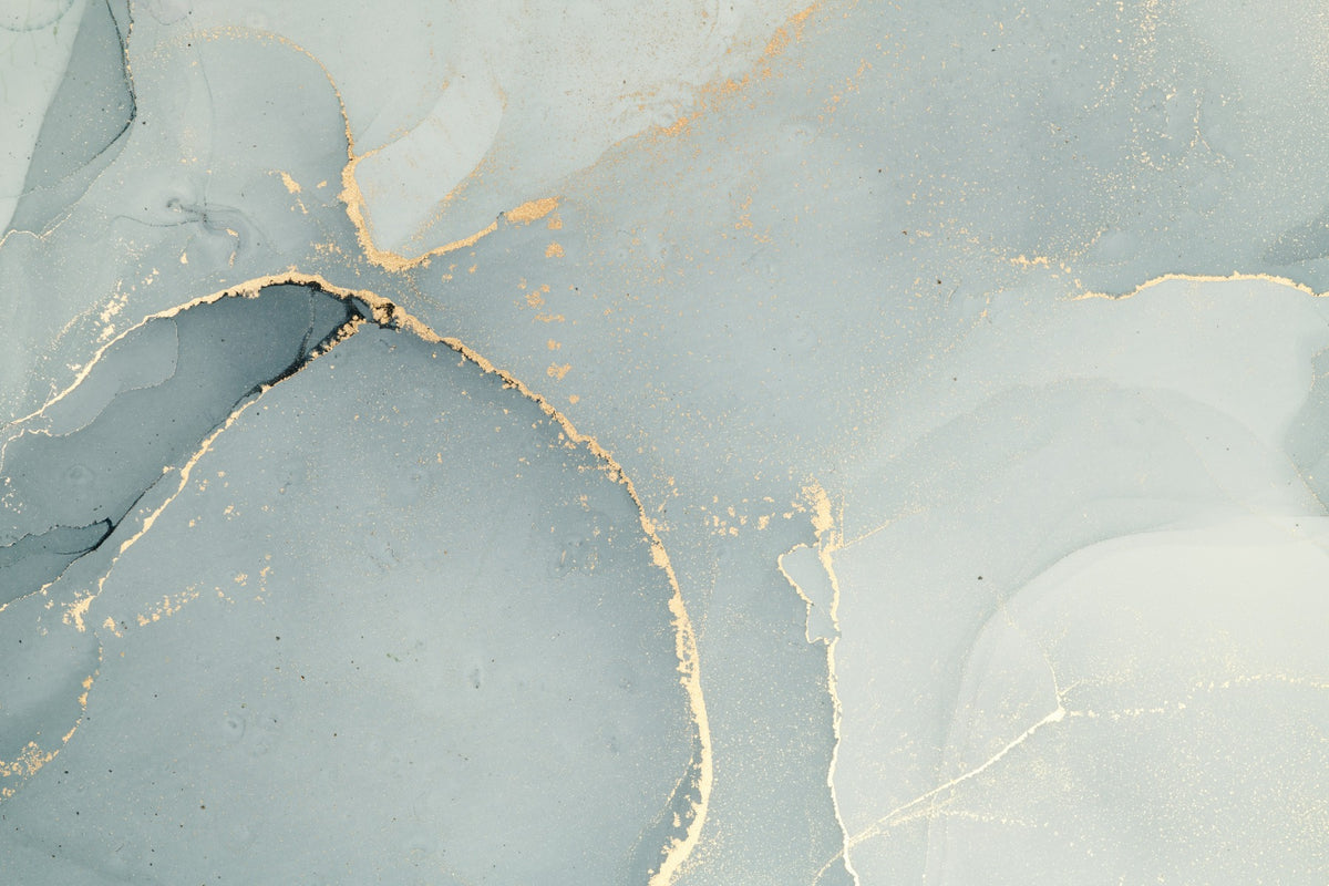 Grey Alcohol Ink Art Wallpaper Mural in your room — zoomed