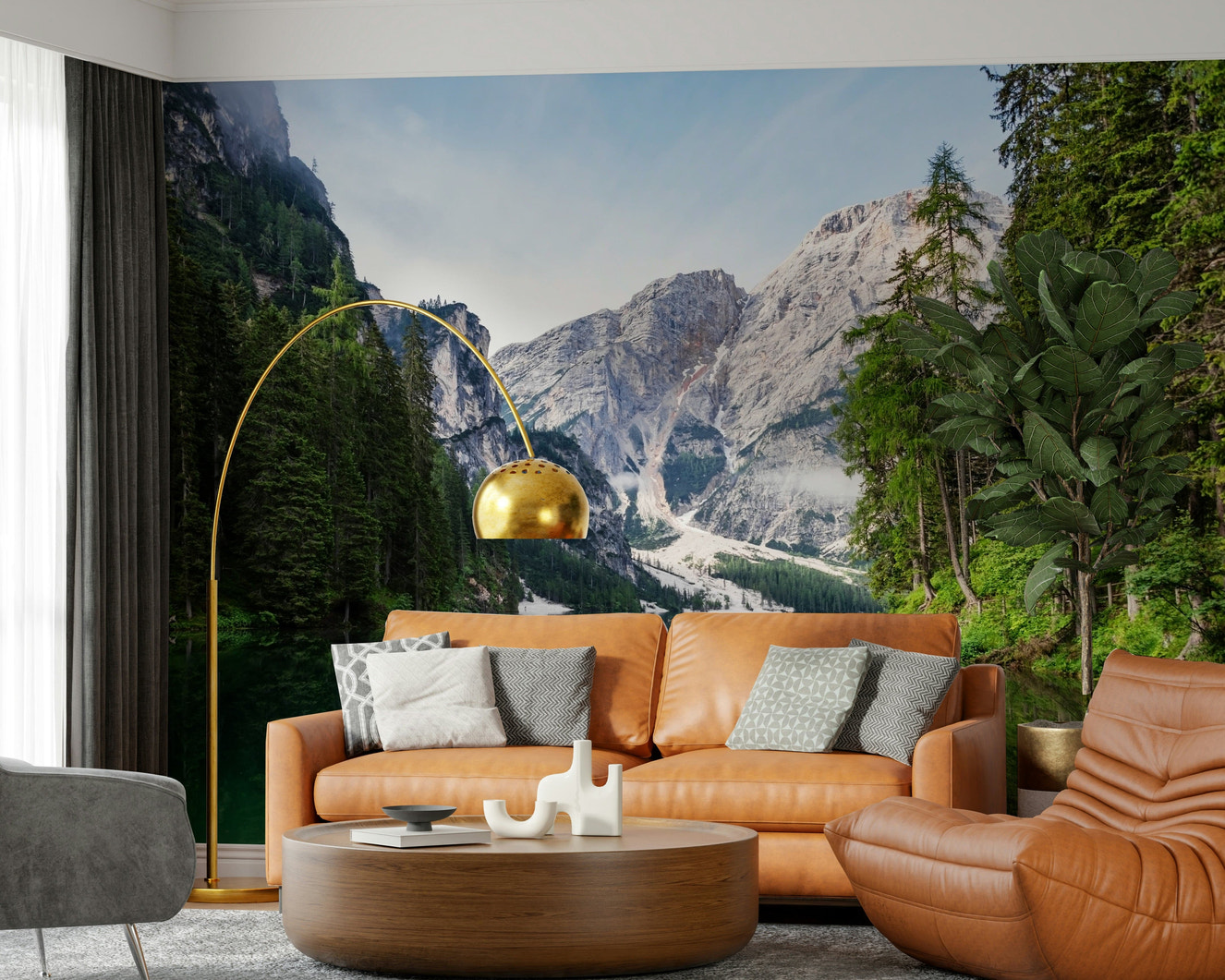 Alpine Reflections Wall Mural