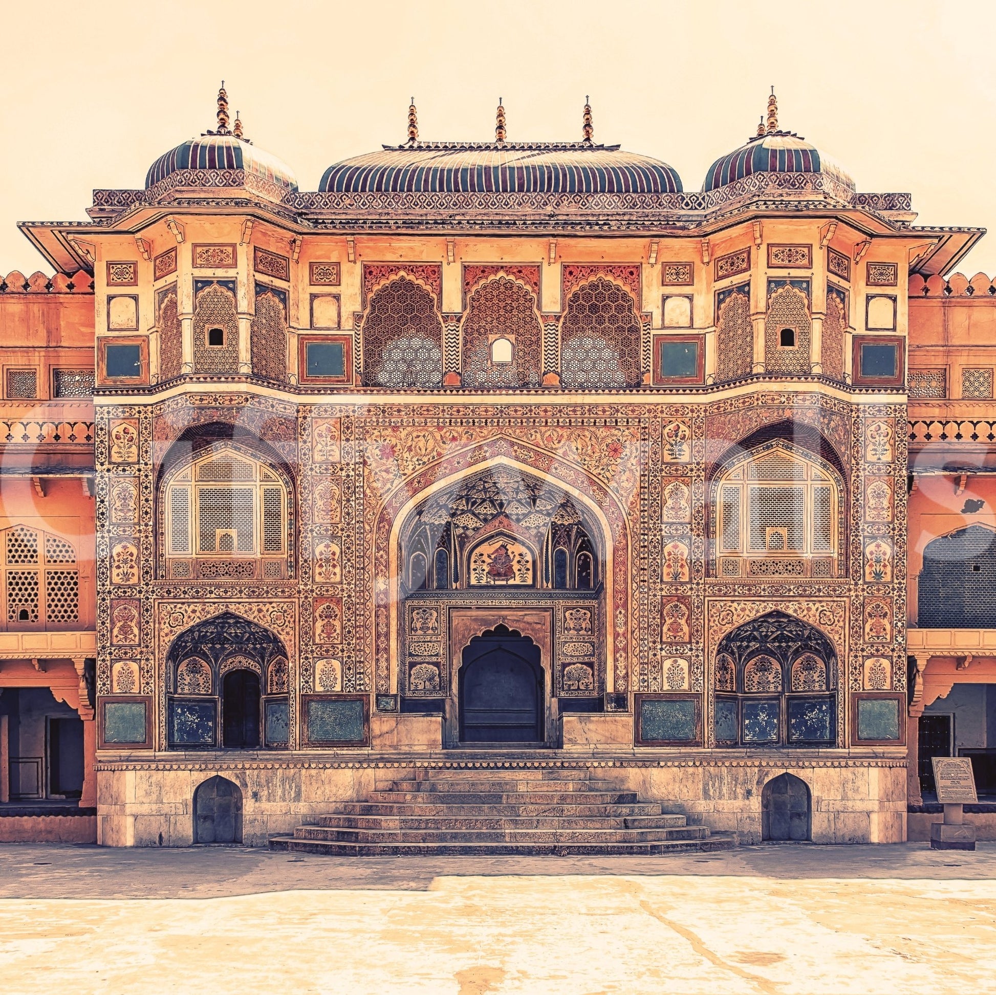 Amber Palace Grandeur Wall Mural