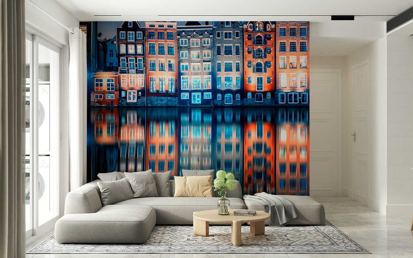 Colorful Amsterdam  Wall Mural