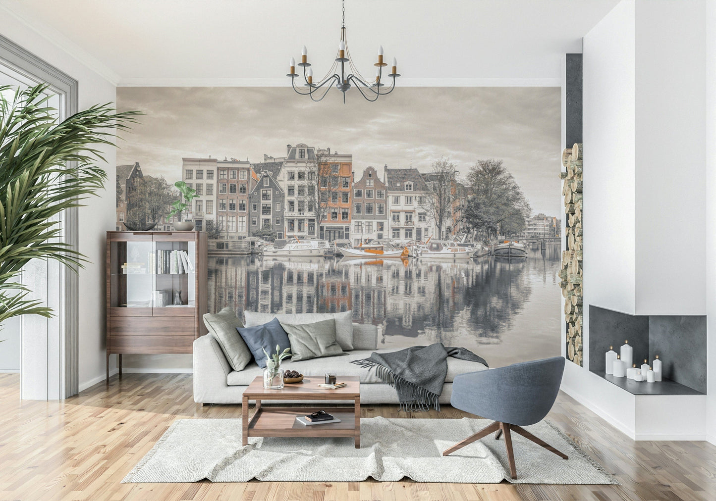 Canal Harmony Wall Mural