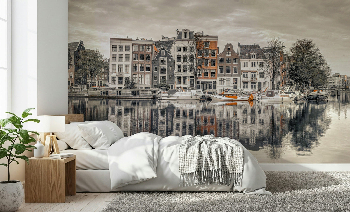 Canal Harmony Wall Mural