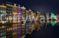 Amsterdam Nights: City Lights Wall Mural -2268523