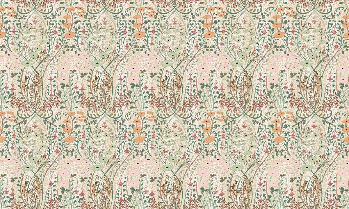 Enchanted Garden Aromatic Wallpaper in your room