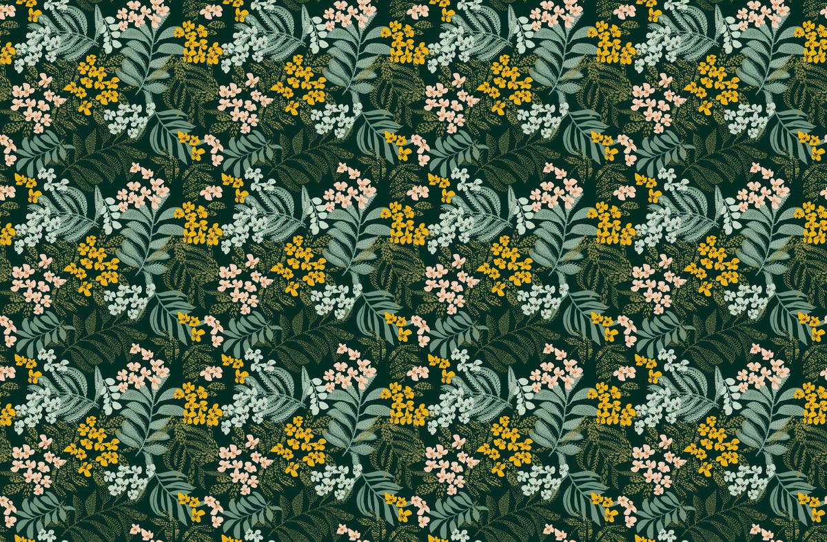 Whimsical Forest Flora Wallpaper
