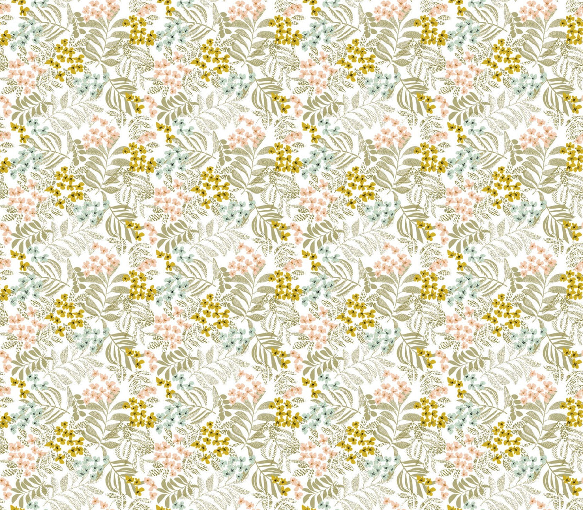 Blossoming Abstract Nature Wallpaper in your room — zoomed