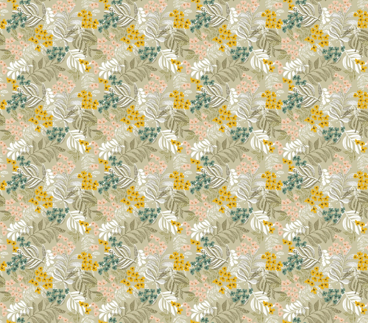 Botanical Harmony Wallpaper Mural