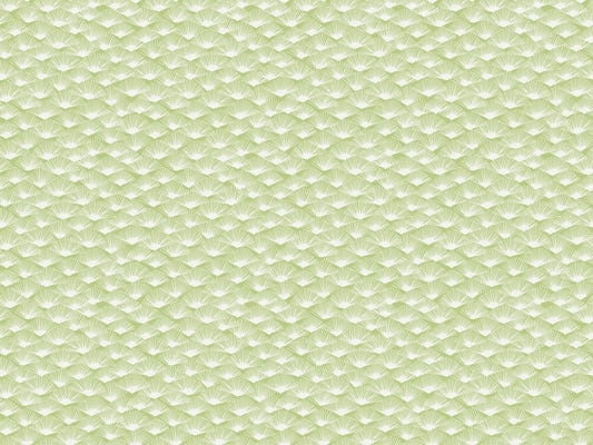 Tropical Fanfare Sage Wallpaper