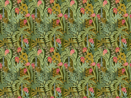 Emerald Jungle Melody Wallpaper