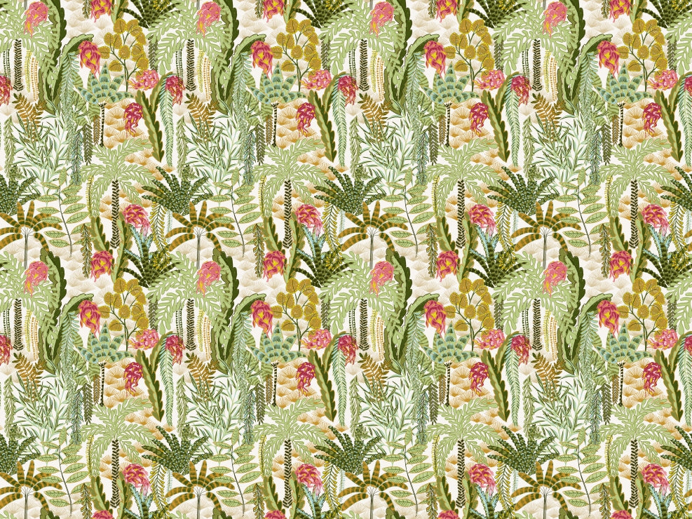 Vibrant Jungle Canopy Wallpaper in your room