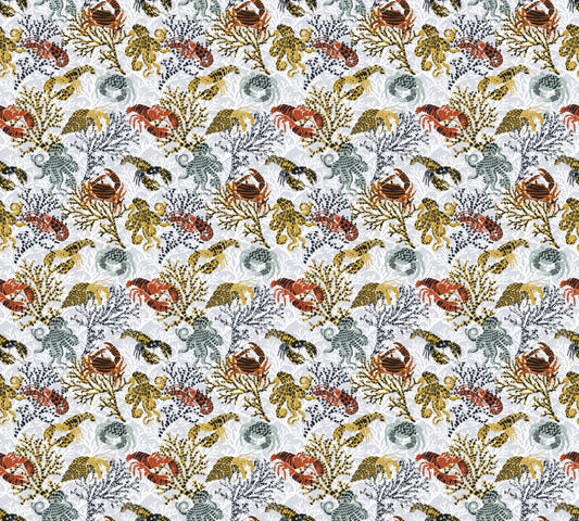 Aquatic Life Mural Wallpaper