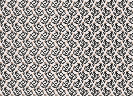 Botanical Charm Modern Wallpaper