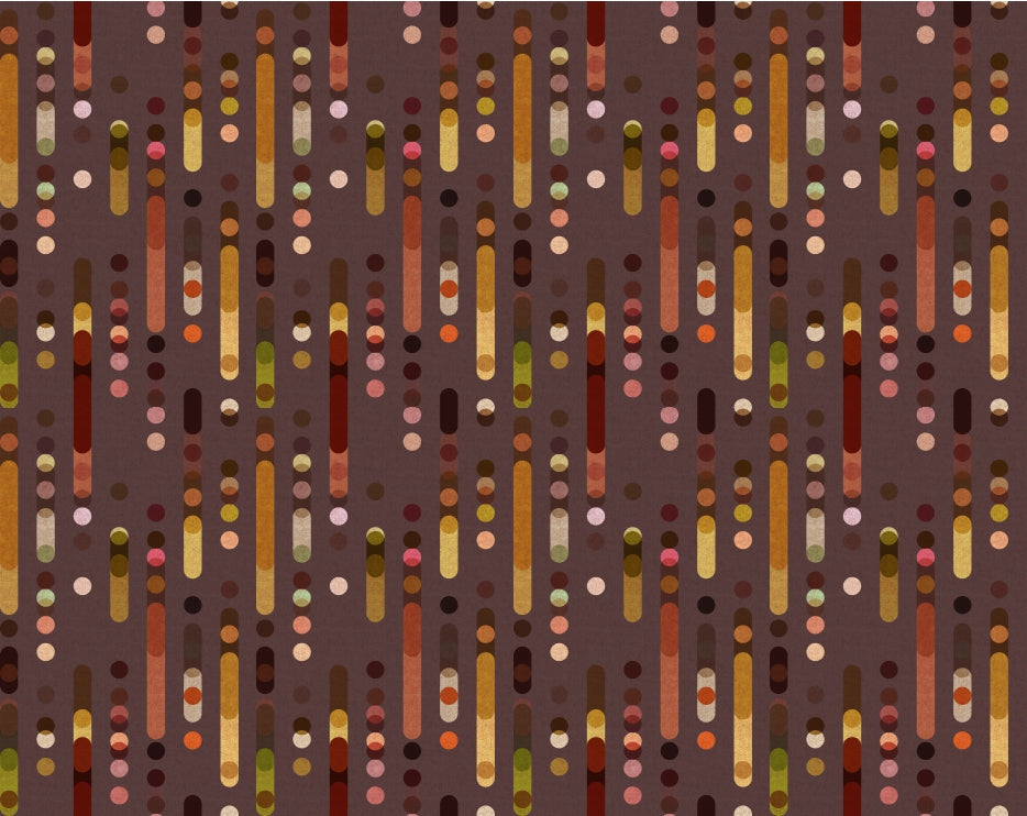 Hushed Geometry Wallpaper in your room — zoomed