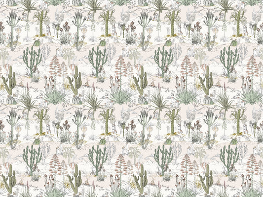 Enchanted Cacti Dreamland Wallpaper