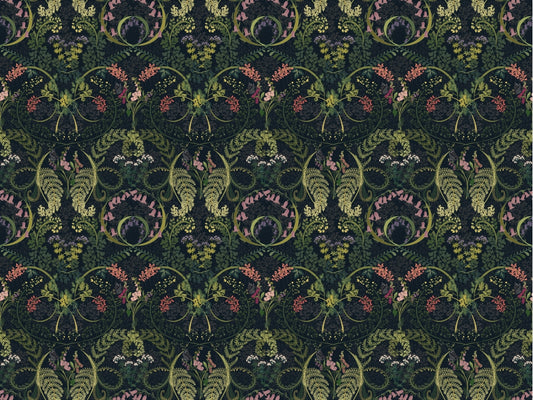 Fauna Silhouette Garden Wallpaper
