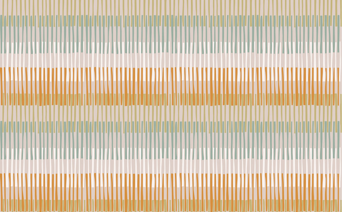 Earthy Striped Geometric Elegance Wallpaper